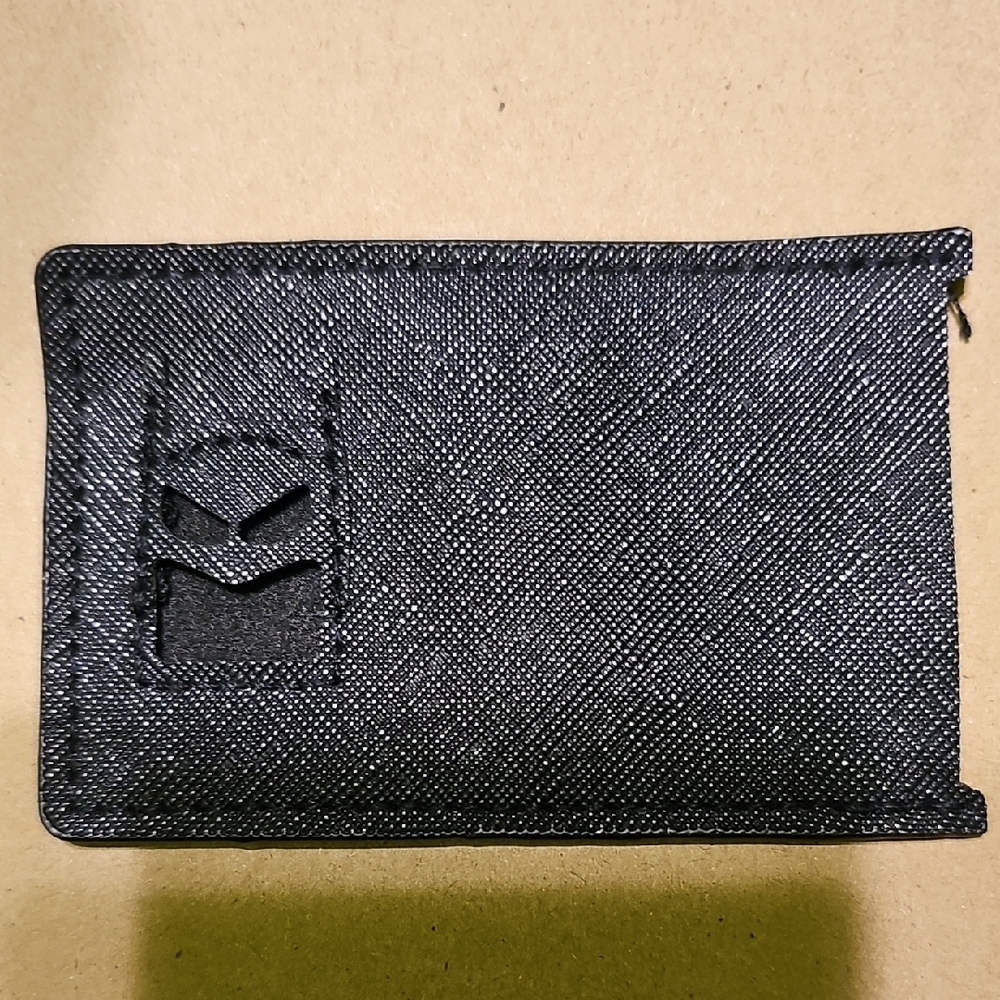 Black Wallet with Unique Design